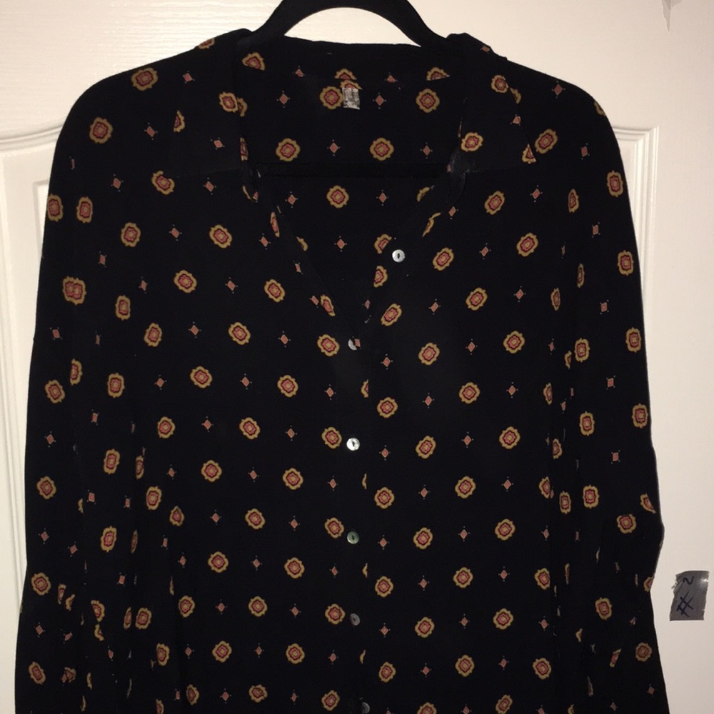 FREE PEOPLE BUTTON UP